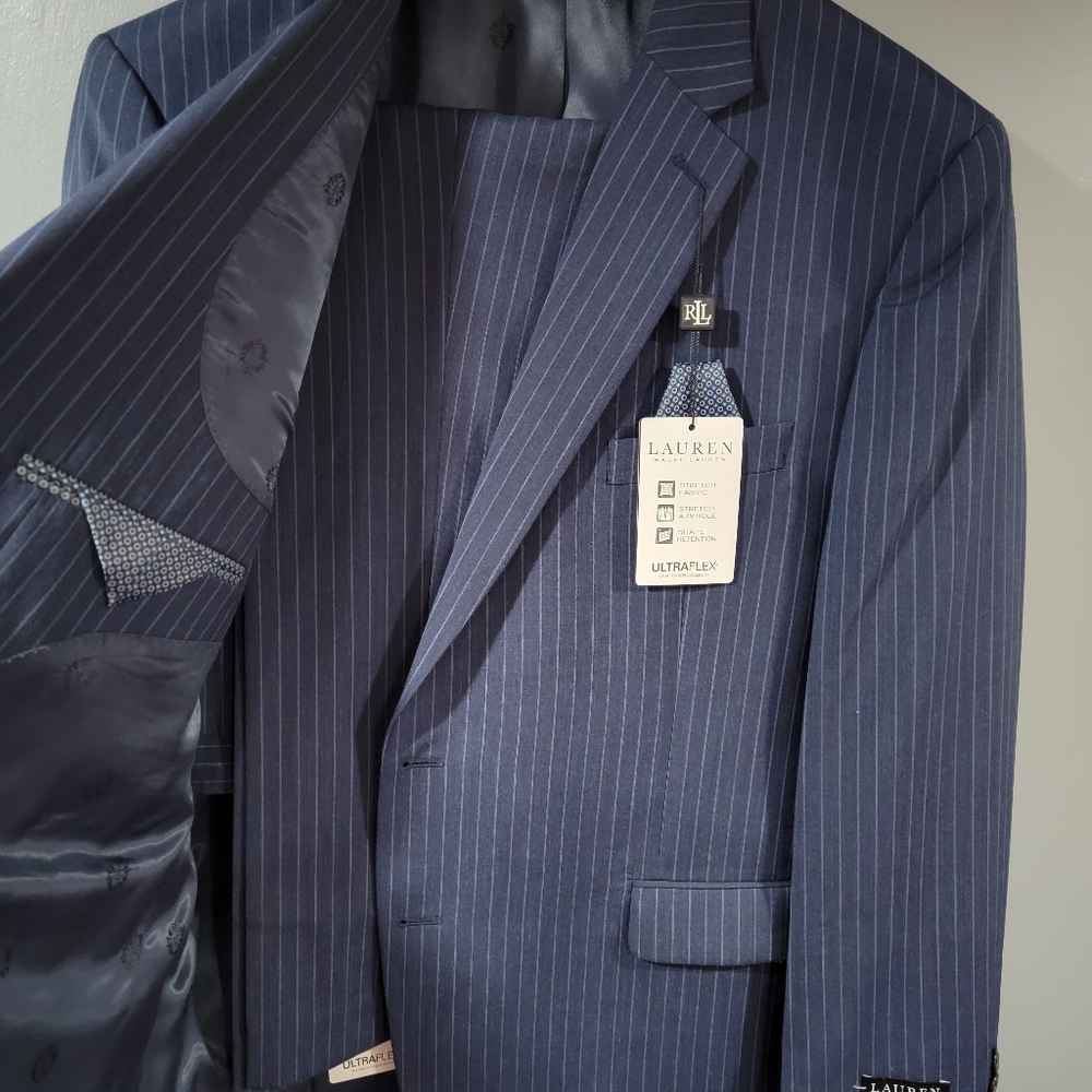 Ralph Lauren Pinstripe 2Piece Suit